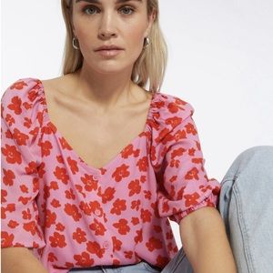 Sanctuary floral blouse. Size large. New with tags